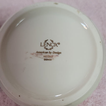 Lenox Holiday Holly Berry Gold Trim Small Candy Nut Bowl Dish Vintage 4 3/4"