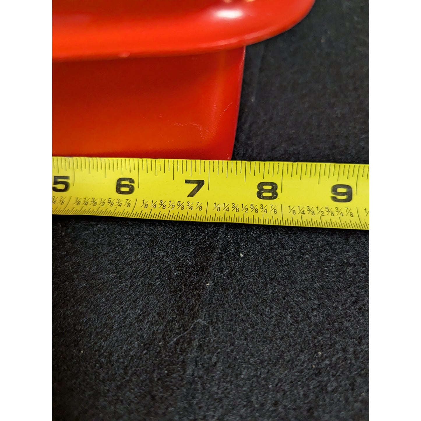 Vintage Tupperware Servalier Orange Loaf Pan Container with Sheer Lid