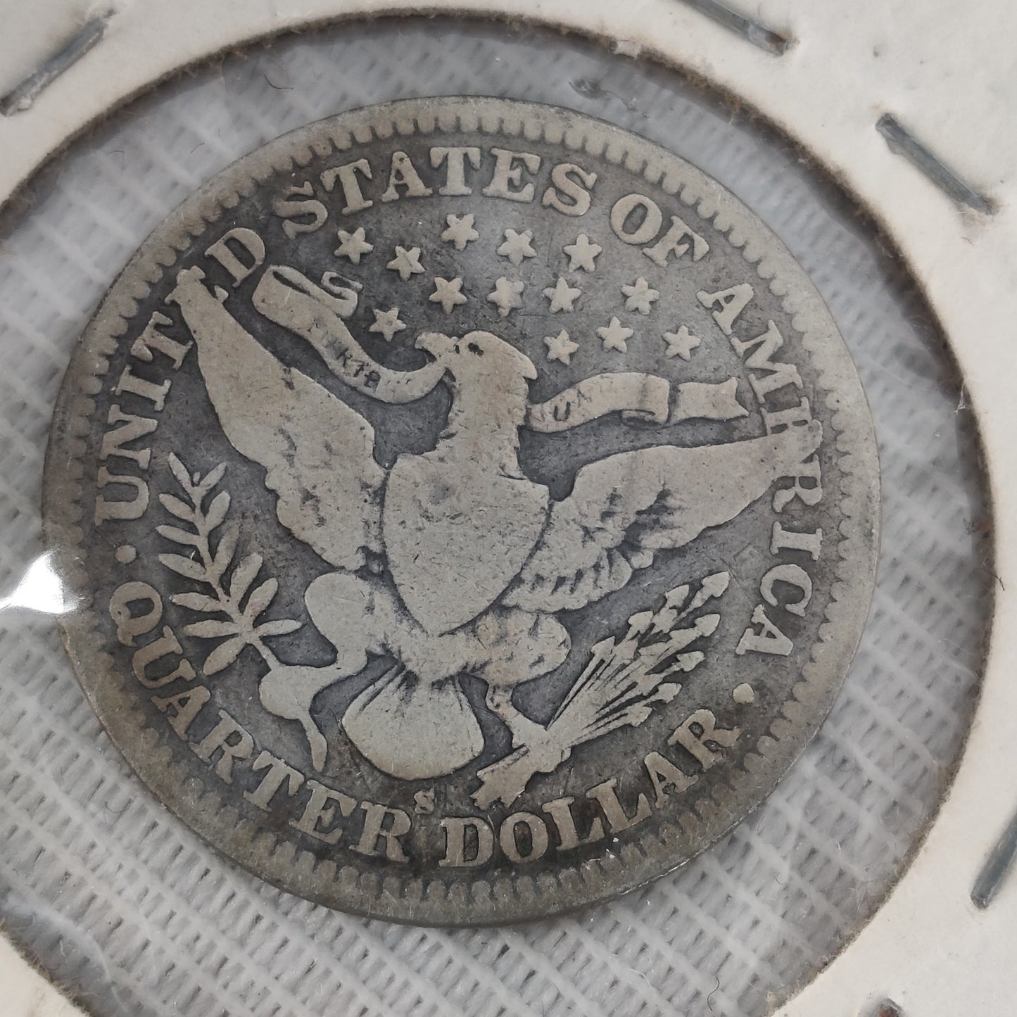 1909-S Barber Silver Half Dollar - Vintage San Francisco Mint US Coin - VG+