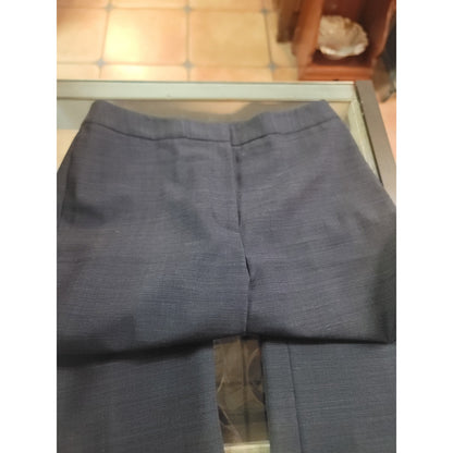 Alex Marie Classic Flat Front No Pockets Gray dress slacks Pants Career 2 Petite