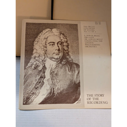 Handel Organ Concertos Nos. 1-6 E. Power Biggs Columbia 6-Eye Mono Box Set
