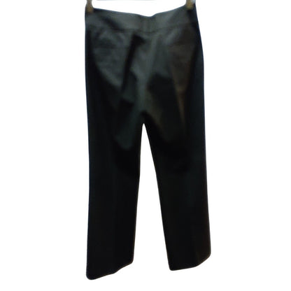 Antonio Melani Charcoal Gray Pinstripe Flat Front Trousers Dress Pants Size 2 S