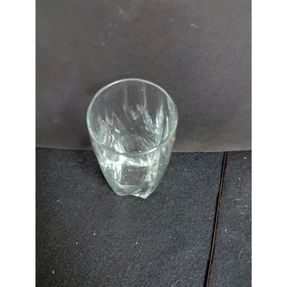 Libbey Nautilus Square Base Iced Tea Tumbler Glasses Vintage Mid-Century 8Pc