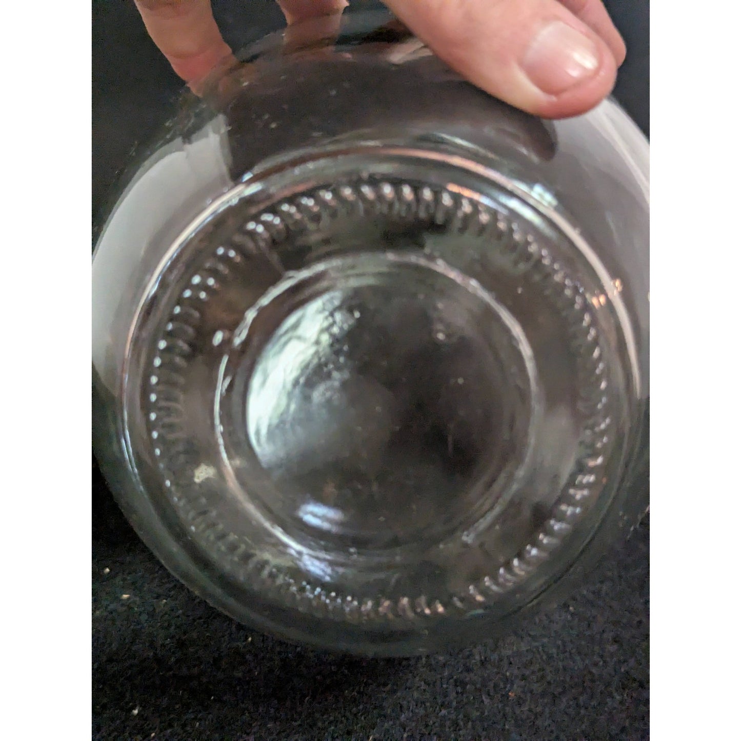 Vintage Clear Glass Demijohn Bottle Carboy Vase Bottle