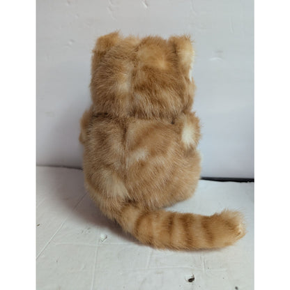 Vintage Russ Berrie Orange Tabby Cat Plush "You're Purrfect" Heart Stuffed Toy