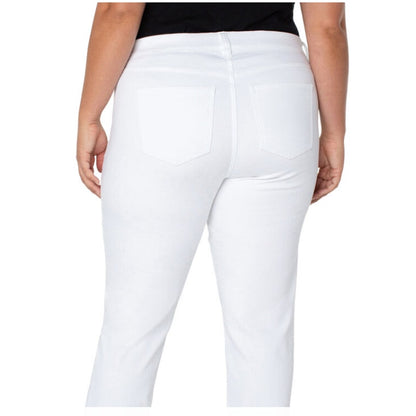 Liverpool Gia Glider Slim Size 6 / 28 Bright White NEW Jeans Stretch