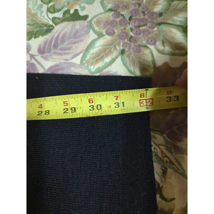 Valerie Stevens 100% Merino Wool Knit Midi Skirt Made in England Small