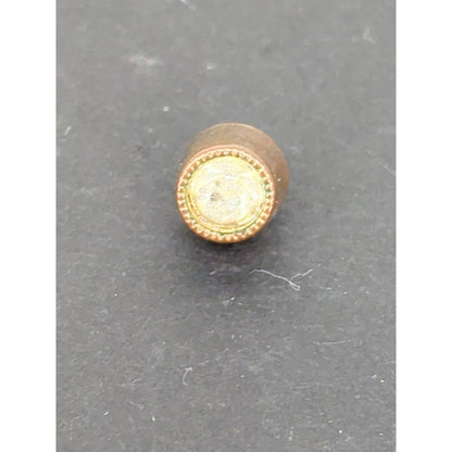 LOT of 15 Antique Vintage Victorian Brass Mixed Materials Buttons ESTATE FIND G