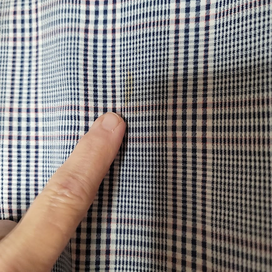 Vintage S/M 32" mens Waist Pant Plaid 2 Pc. Suit Palm Beach Egerton Moore Jacket