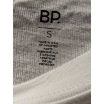 BP. Gray & Blue "Be Heard Vote" Graphic Print Short Sleeve T-Shirt Small NWT