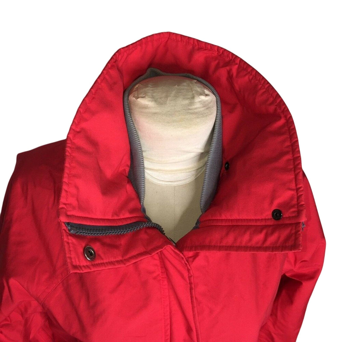 SIERRA DESIGNS GORE-TEX  Red Jacket No Hood 14 Full Zip Pockets Winter Wear