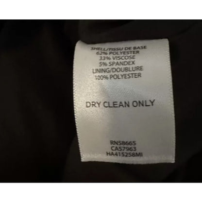 Halogen Single Button Black Blazer Women’s Size XS extra-small Casual Pocket NEW