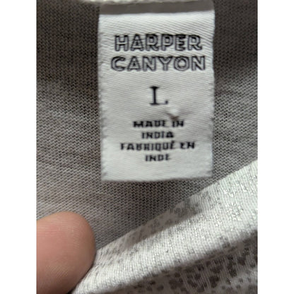 Harper Canyon Girls' White Cotton Crewneck T-Shirt NWT Size Large 10/12