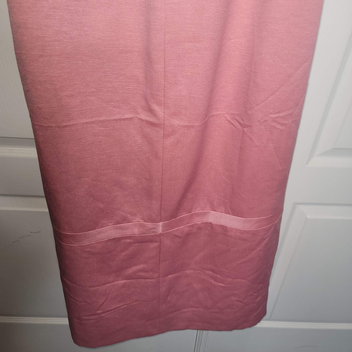 TLAPA Wein 1960's Pink Sleeveless Maxi Dress Wide Collar Cocktail Retro MCM S/M