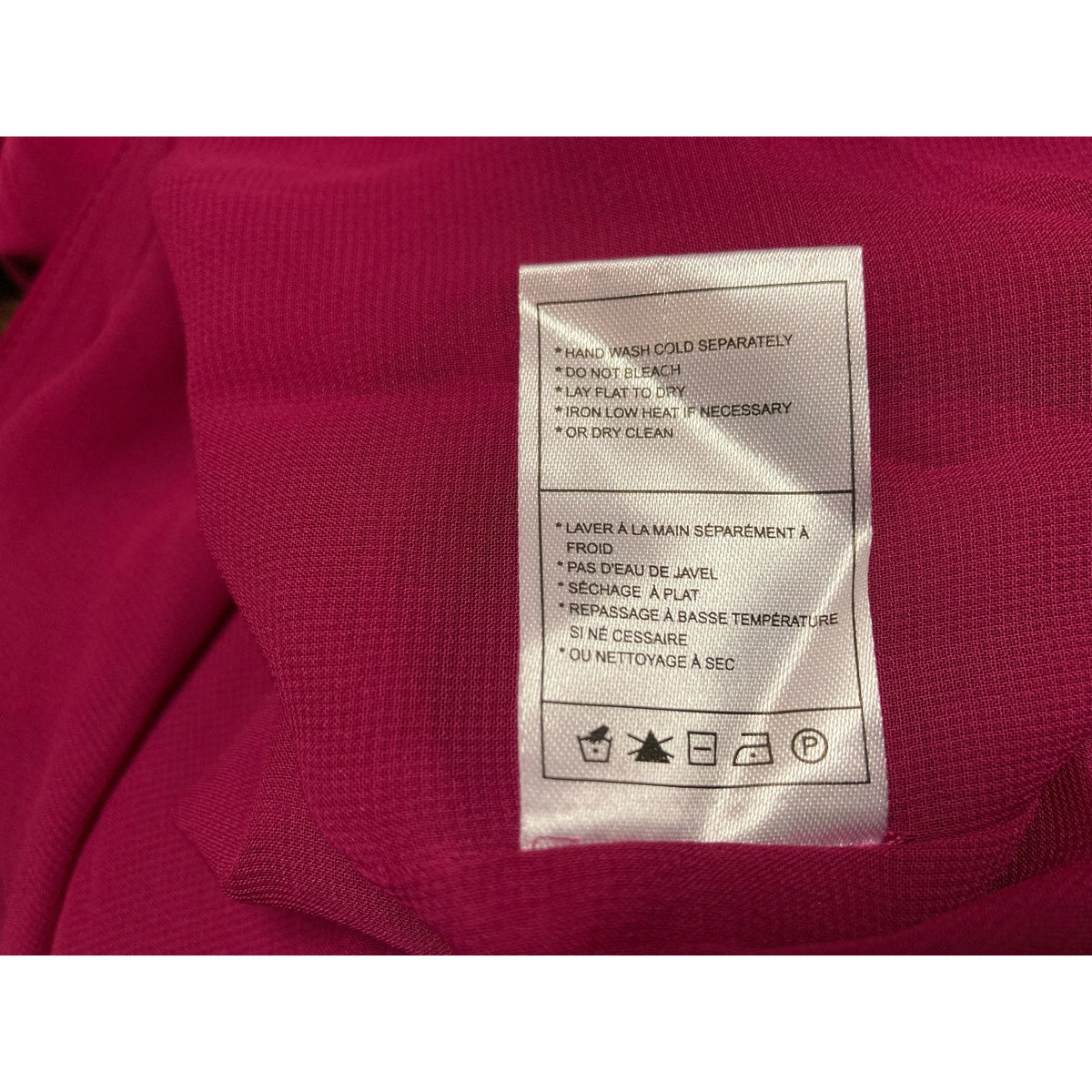Cupcakes and Cashmere Women's Dress Size 4 Vibrant Fuchsia NEW V-Neck Empire