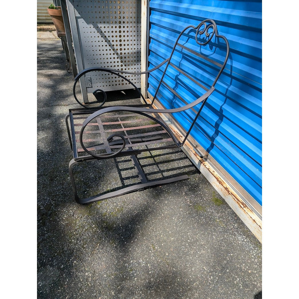 SECONDHAND SANDIES: outdoor patio metal chair bounce rocker