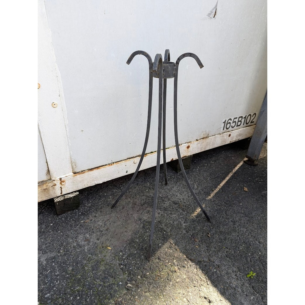 24" Wrought Iron Gazing Ball Stand Globe Holder Gothic Garden Decor