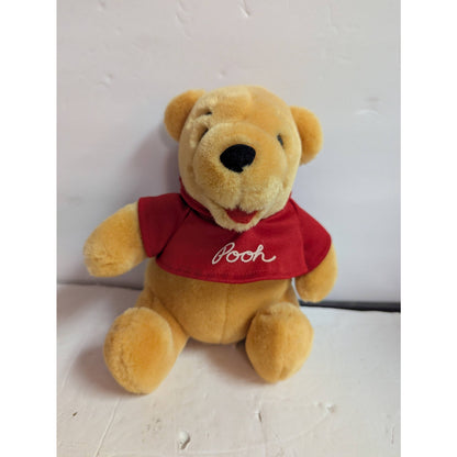 Vintage Disney Winnie the Pooh Plush Bear Red Shirt Disneyland Walt Disney World