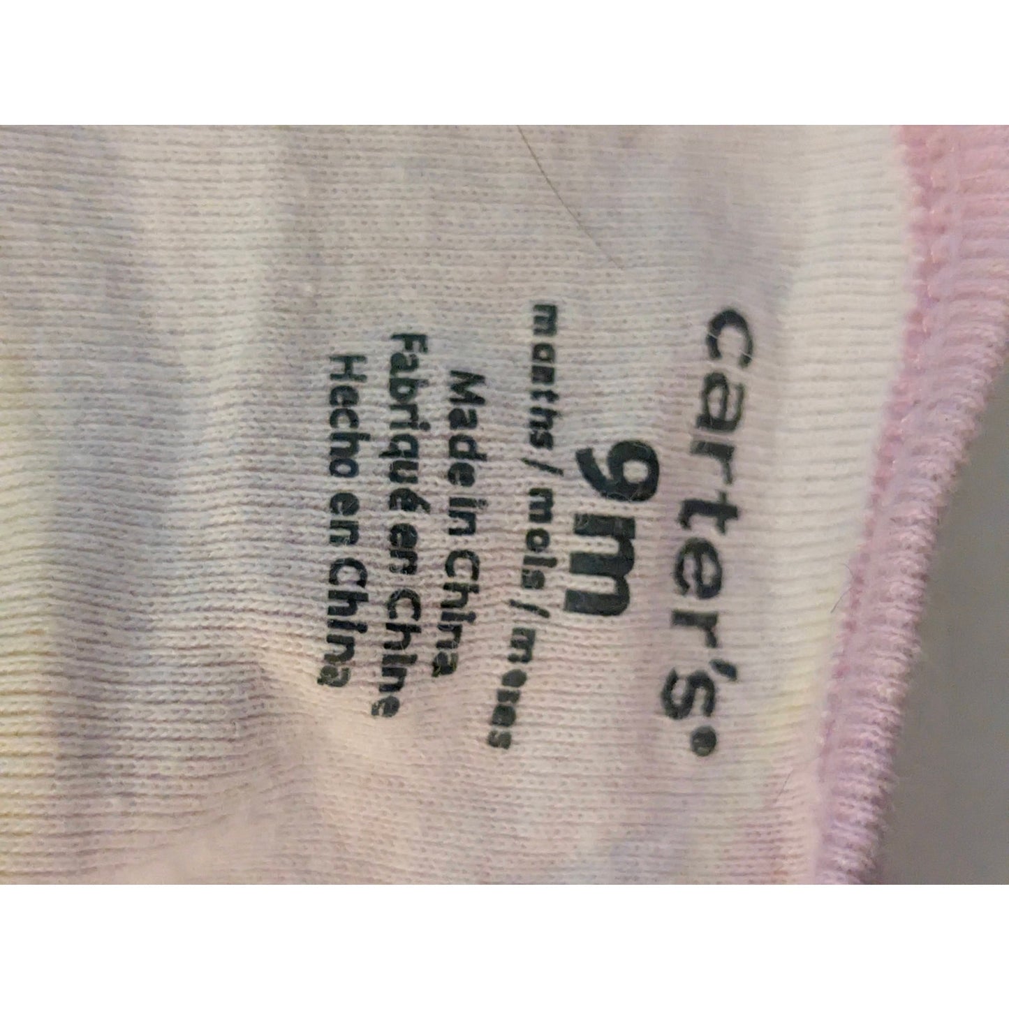 Carter's Pink Lemon Print Sleeveless Sun Romper Snap Front Summer Outfit 9M