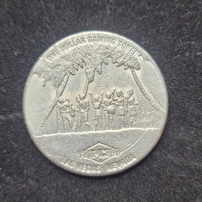 Tropicana Resort & Casino 1992 One Dollar Gaming Token Metal Poker Reef