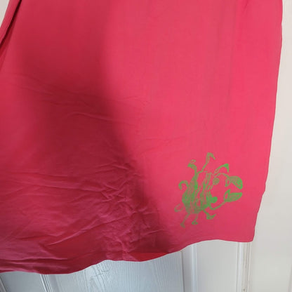 Lilly Pulitzer Jacqueline Shift White Coral Critter Crab Dress Halter XL
