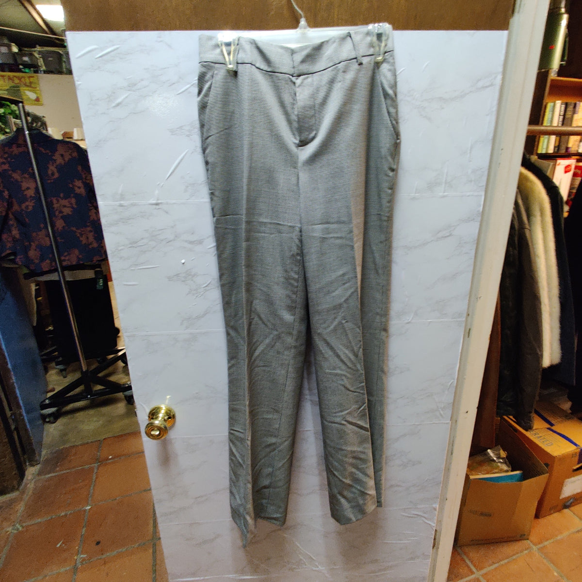 Lauren Ralph Lauren Size 4 Houndstooth Pattern Trousers Length 32” Career Pants
