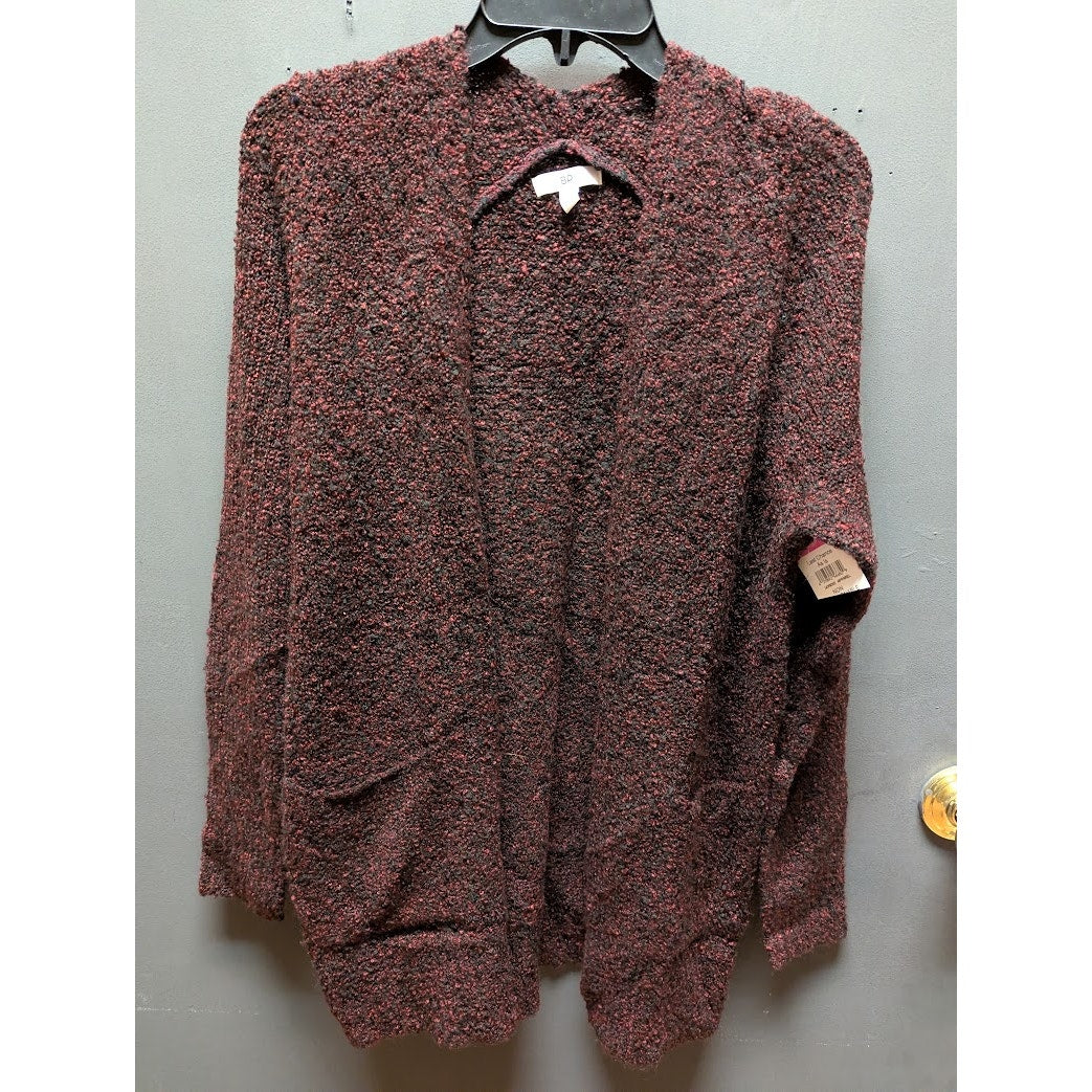 BP. Size XXS Cardigan sweater open front with pockets cozy Nubby mulitcolor NEW