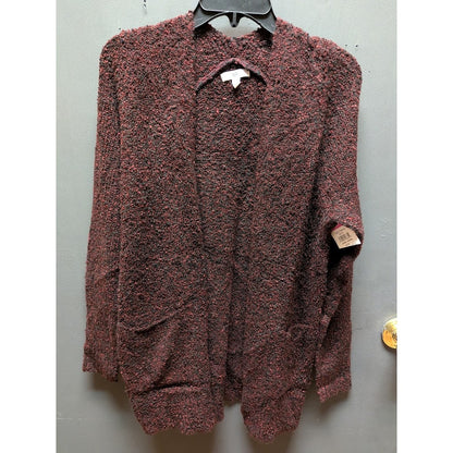 BP. Size XXS Cardigan sweater open front with pockets cozy Nubby mulitcolor NEW