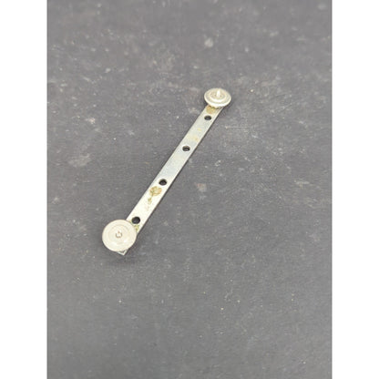 Vintage Military Medal Ribbon Mounting Bar 4 Space Silver Tone Holder