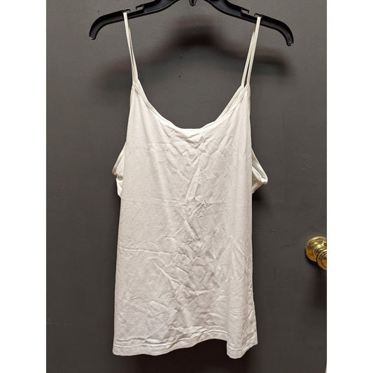 BP. white sleeveless tank top size 4XL plus layering scoop neck NEW
