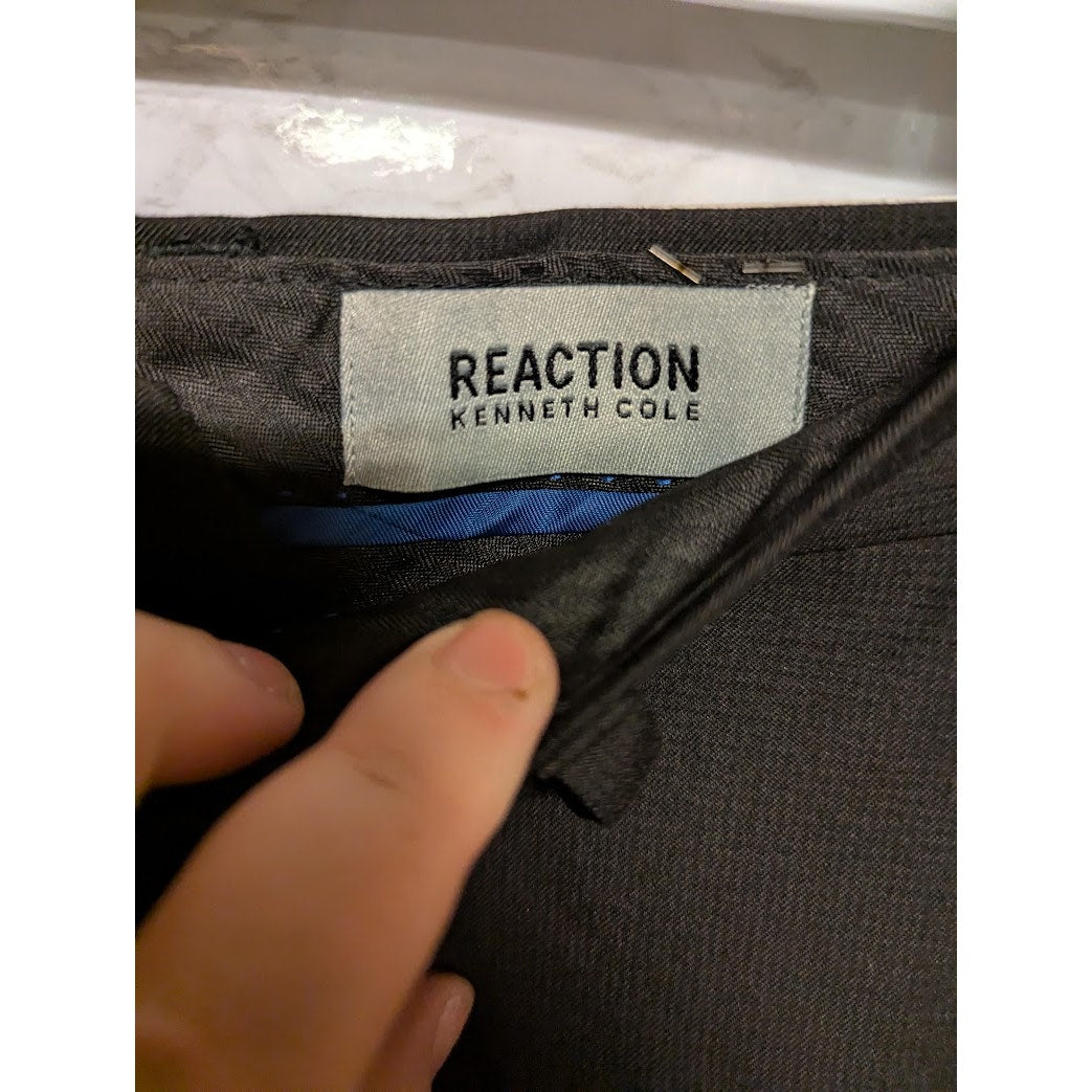 Kenneth Cole Tuxedo Pants DTC424 38 Reg. 31" Waist 32" Length Black Techni Cole