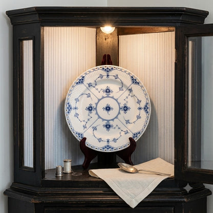 Royal Copenhagen Blue Fluted Full Lace Bread & Butter Plate (#1088)