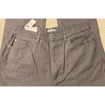 NWT WeWoreWhat Baby Boot Jeans in Grey Blue Size 31/34