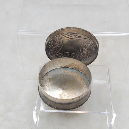 Vintage Guido Galbiati Italy Bee Hallmark Embossed Brass Trinket Box MCM Milan