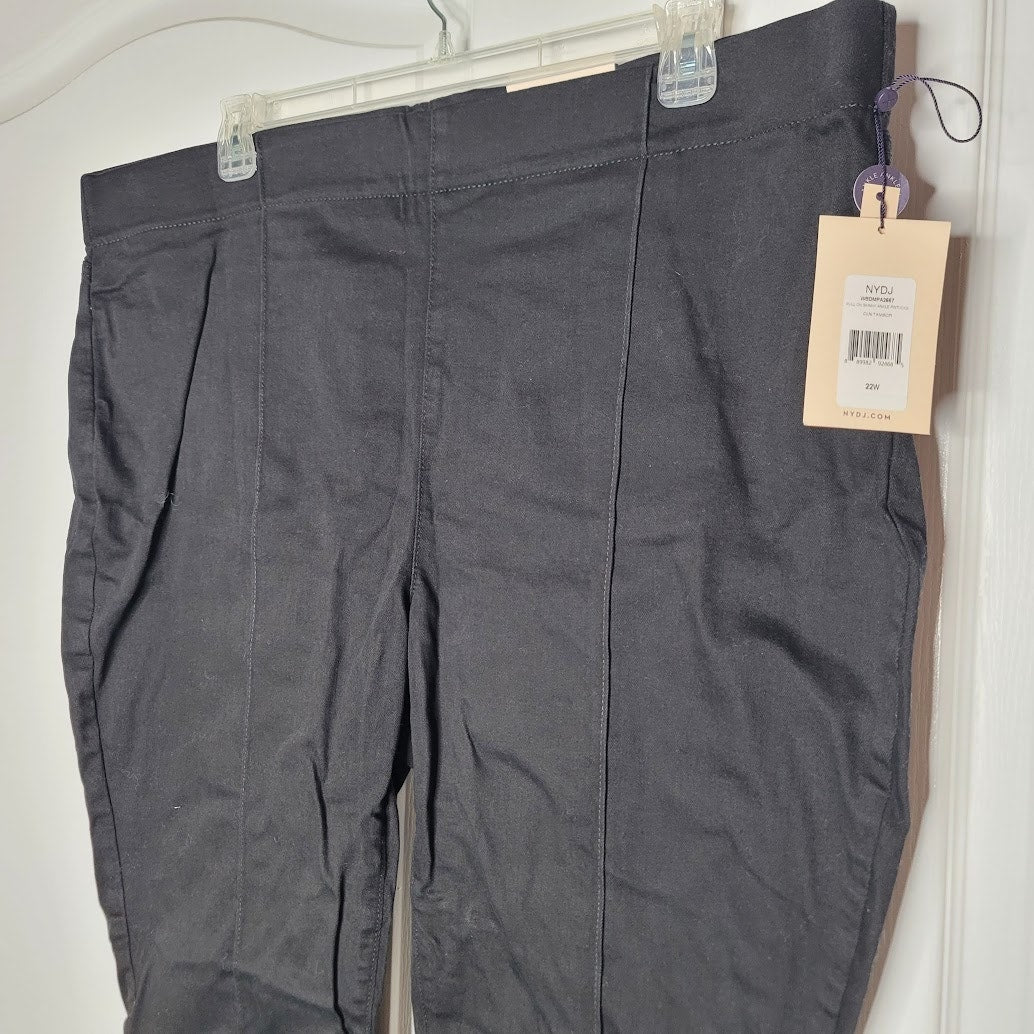 NYDJ Pull on Skinny Ankle Pintucks Size 22W women's PLUS Jeans Tambor