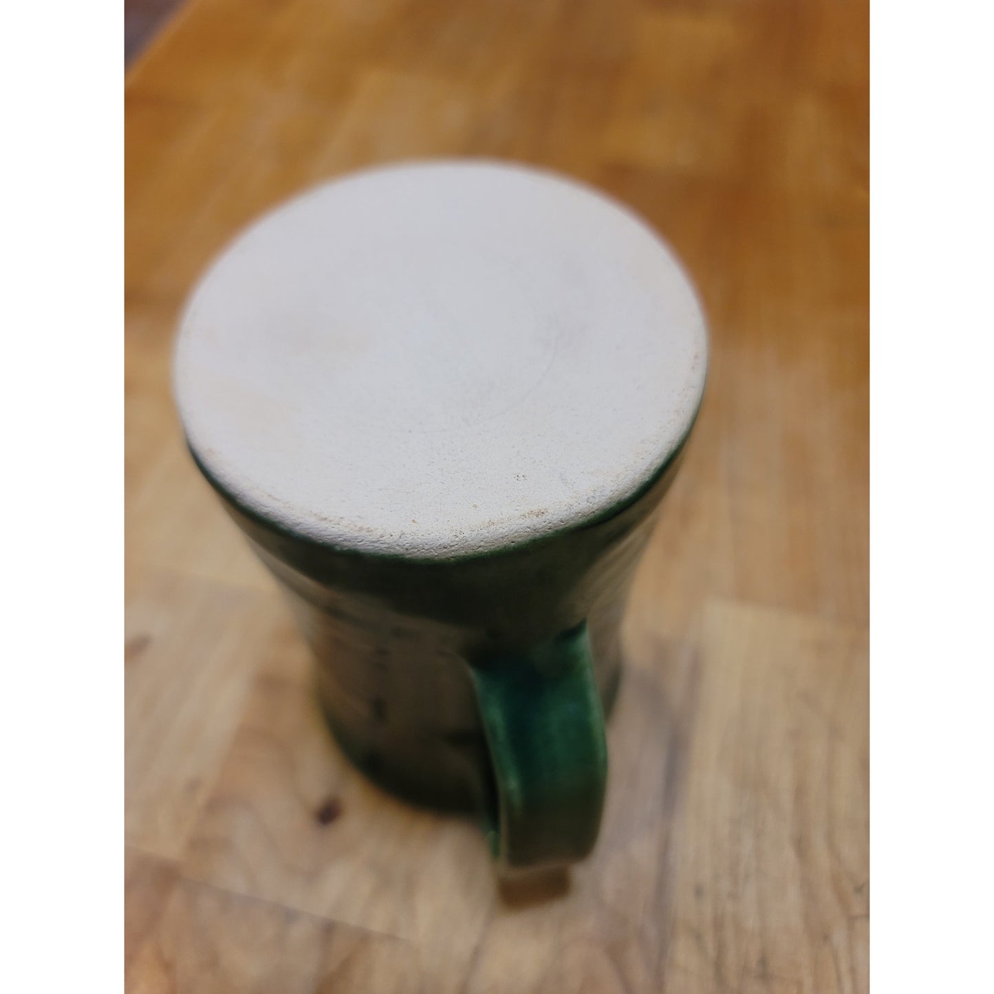 Handcrafted Studio Pottery Forest Green Tall Mug / Tankard