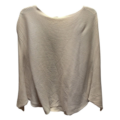 Cloth by Ed Nordstrom Rack Cream Rib Knit Poncho Sweater Casual Comfort Medium