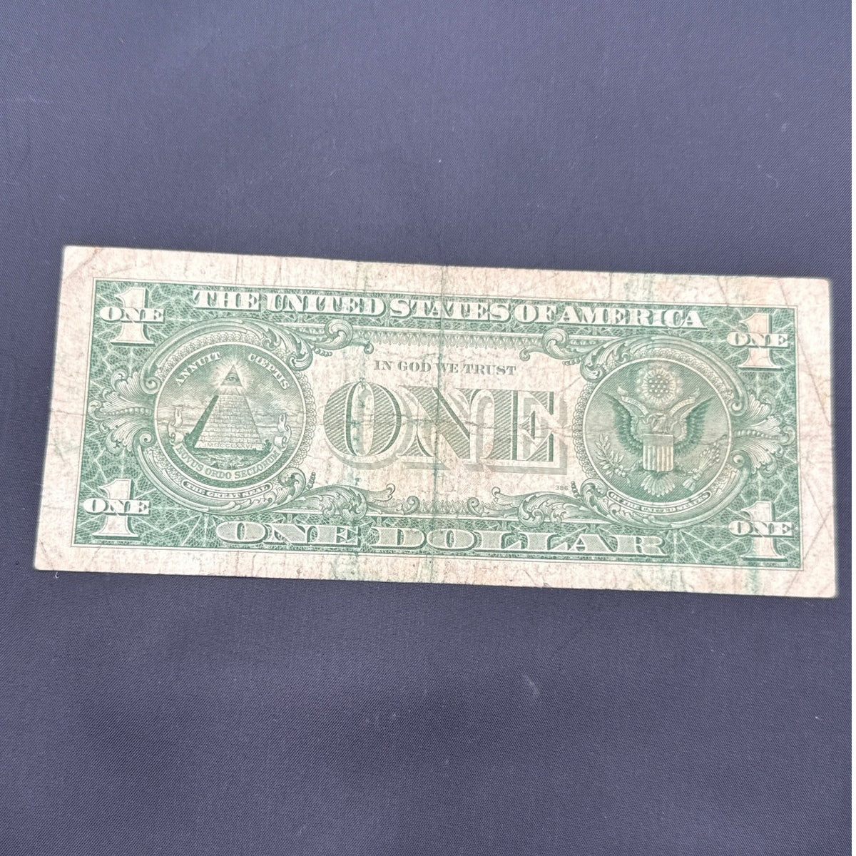 Paper Currency Bank Note USA Money $1 Series 1957 A Silver Certificate Blue Seal