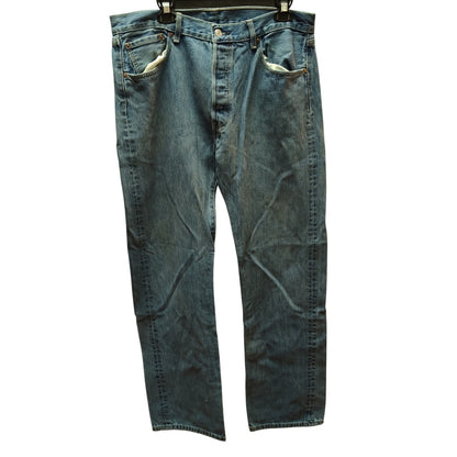 Vintage Levi's 501 Original Fit Straight Leg Blue Wash Jeans 36x32