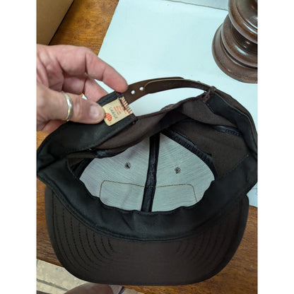 VINTAGE AJD quick rig hawk industries Snap Back TRUCKER full fabric Hat  Cap