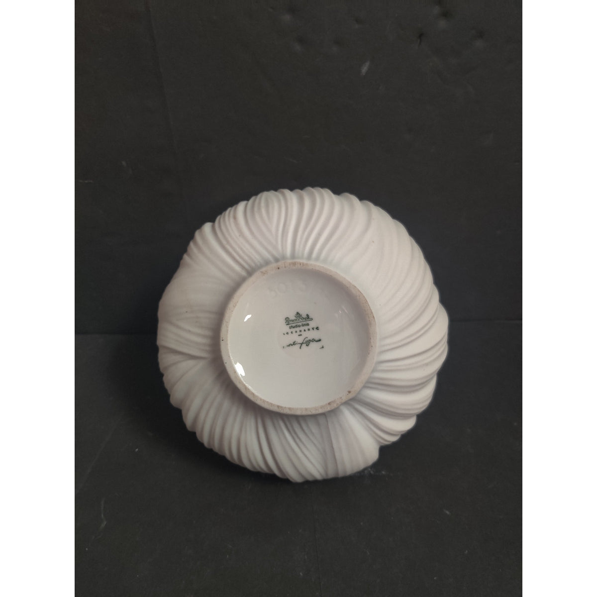 Vintage Rosenthal Studio-Line Germany White Bisque Porcelain Vase Tapio Wirkkala