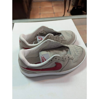 Nike Court Vision Alta Platform Sneakers Womens Size 6.5 Grey Red Y2K Athletic