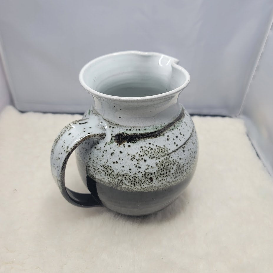 Donald Penny Signed Studio Art Pottery Pitcher and Plate Earth tones