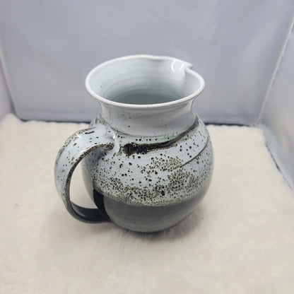 Donald Penny Signed Studio Art Pottery Pitcher and Plate Earth tones