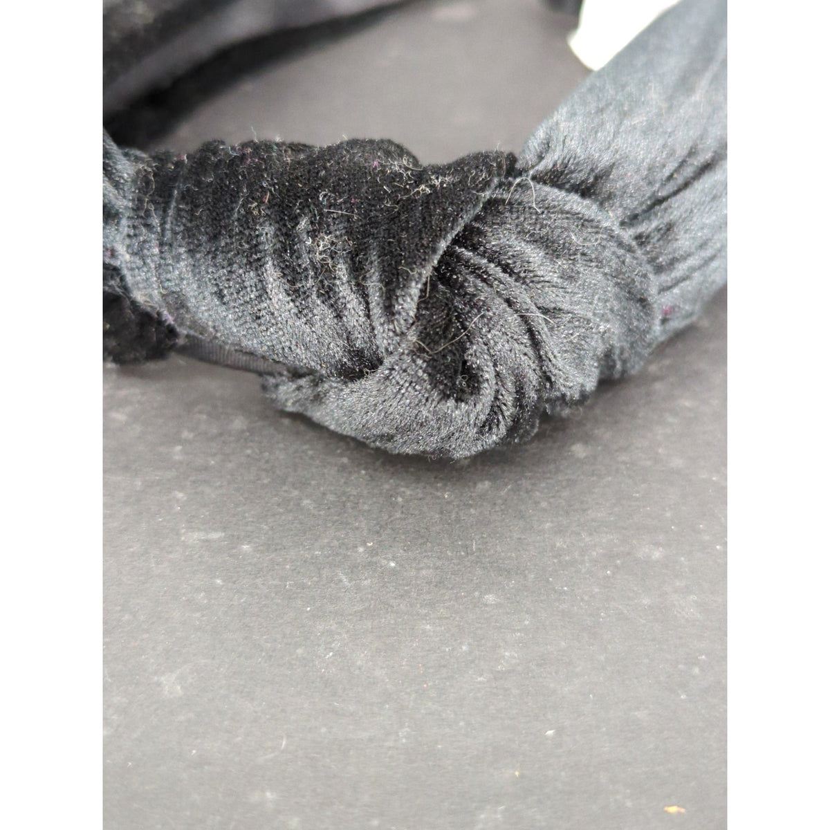 Black Velour Velvet Top Knot Headband Wide Band Hair Accessory Nordstroms