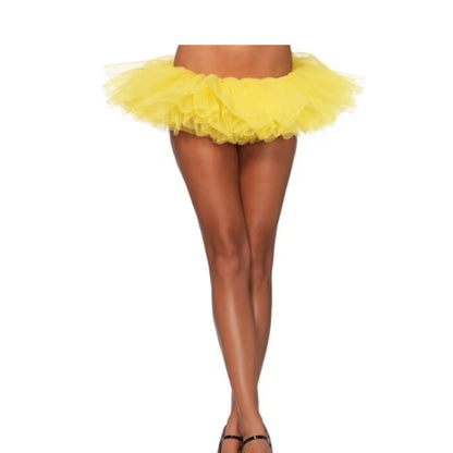 Leg Avenue Tutu Neon Yellow/Green Organza Tulle One Size