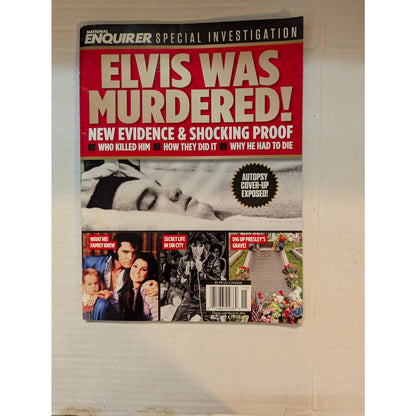 National Enquirer Elvis Presley Special Investigation Murder Evidence Magazine