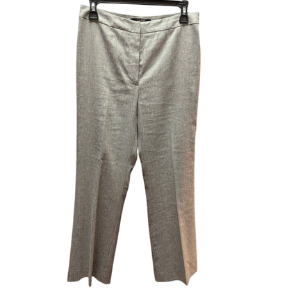 Alex Marie Gray Linen Blend Pants Minimalist Quiet Luxury Corporate Career