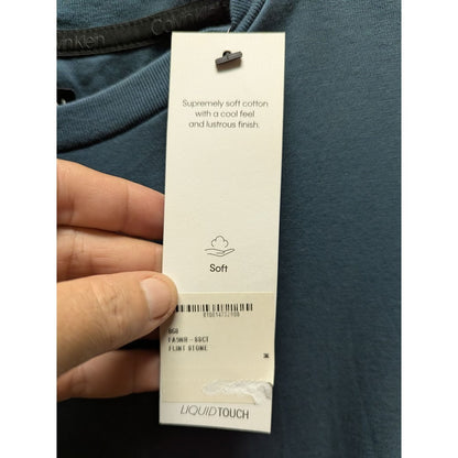 Calvin Klein Flint Stone Short Sleeve Tee T-shirt Liquid Touch Size Medium