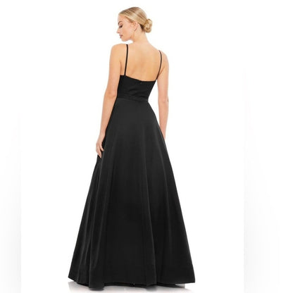 Mac Duggal NEW Black Gown Size 12 Formal Dress Wedding Prom Ball Tulle Belle